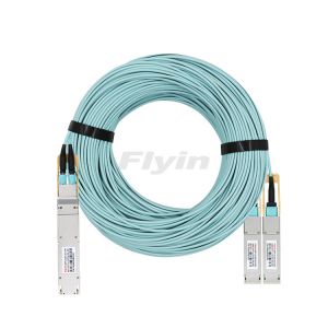 400G OSFP 轉(zhuǎn) 2X200G QSFP56 OM4 50M AOC有源光纜